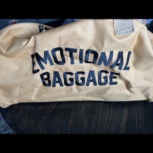 Emotional baggage duffle bag